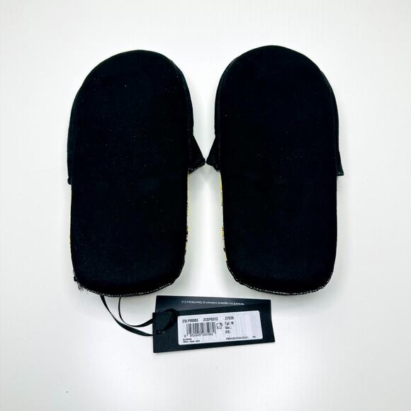 NWT Versace Medusa Slip-On Slippers Size M (8-9) Renaissance-Print Black Gold - Picture 9 of 9